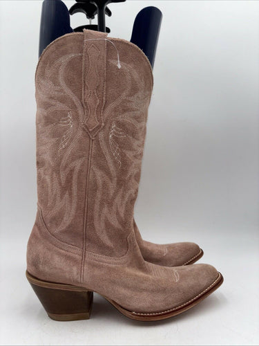 IDYLLWIND Women’s Charmed Life Western Boots Pointed Toe Pink Suede Size 9 B IDYLLWIND