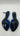 Women’s Saint Laurent LA 16 sandals royal blue silk high stiletto heel Size 42 Saint Laurent