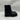 Women’s Moncler Ginette knit-cuff rubber rain boots in black Size 35 Moncler