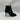 Valentino Garavani Rockstud black suede point toe side zip up ankle boot Size 35 Valentino