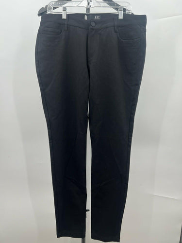 KUT From The Kloth MIA Toothpick Skinny Pants Black Stretch Ponte Size 16 KUT from the Kloth