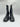 Christian Dior D-Shadow geometric Black Leather ankle boot Size 40 Dior