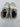 Sugar Kade Ivory Snake Emboss Pearl Chain Combat Boots Womens 7 Sugar