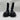 Alexander McQueen Men's Graffiti Ribbed Knit Tread Slick Boots Size 42 Alexander McQueen