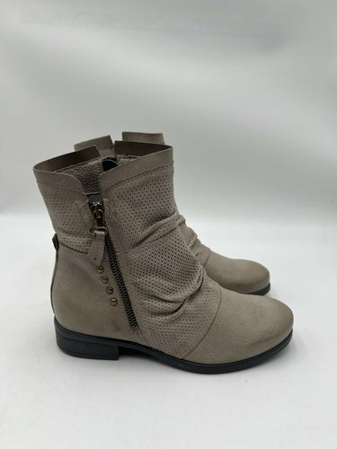 Mis Mooz SANDI Pebble Taupe Ankle Boot Womens SIZE EU 37 / US 6.5 Miz Mooz