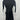 Unique Vintage Dress Womens Black Fit & Flare 3/4 Sleeve Wrap Tie Waist NWT S Unique Vintage