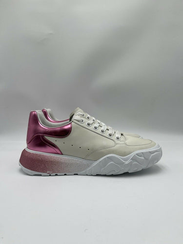 Alexander McQueen Wmns Oversized Court Trainer 'Degrade Pastel Pink Size 40 Alexander McQueen
