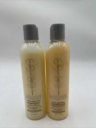 Simply Smooth Xtend Keratin Replenishing Shampoo & Conditioner 8.5oz Simply Smooth