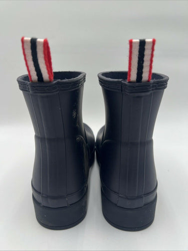 Women’s Hunter Original Chelsea Pull On Rubber Ankle Boots Size 8 Hunter
