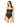 JETS by Jessika Allen Women's Aspire Bandeau One Piece Swimsuit, Black Size 6 Jets by Jessika Allen
