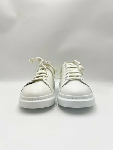 Alexander McQueen Oversized Sneakers in white leather with a lime green Size 45 Alexander McQueen