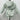 Tahari Girl light green puffer jacket rose good buttons hooded size 6 Tahari