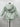 Tahari Girl light green puffer jacket rose good buttons hooded size 6 Tahari