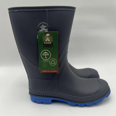 Kamik Kids Stomp Rain Boots Grey Size 6 Kamik