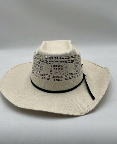 Cody Johnson by Resistol Natural Straw Cowboy Hat Vented Crown Wide Brim 7 1/2 Cody Johnson