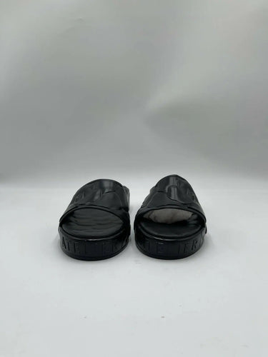 Valentino Garavani Atelier 03 Rose platform slide sandals black rubber Size 36 valentino