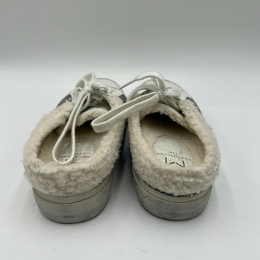 the Marc Fisher LTD Mello snakeskin-embossed leather mule sneakers7M Marc Fisher