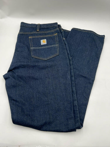 Carhartt Slim Fit Jeans Mens Dark Wash Denim Workwear Original Fit 38X34 Carhartt