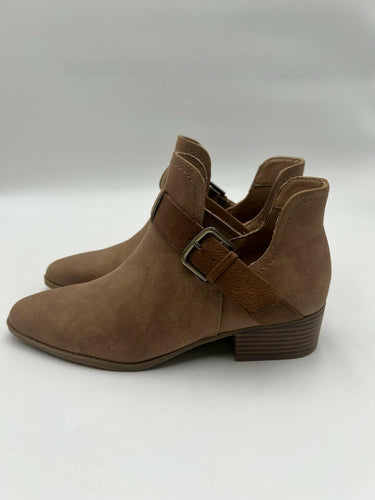 Wonderly Maeve Cognac Buckle Ankle Booties Womens Size 7 M