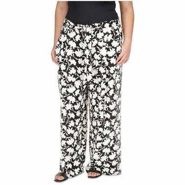Michael Kors Womens Floral Belted Casual Trouser Pants Multicoloured Plus 20W Michael Kors