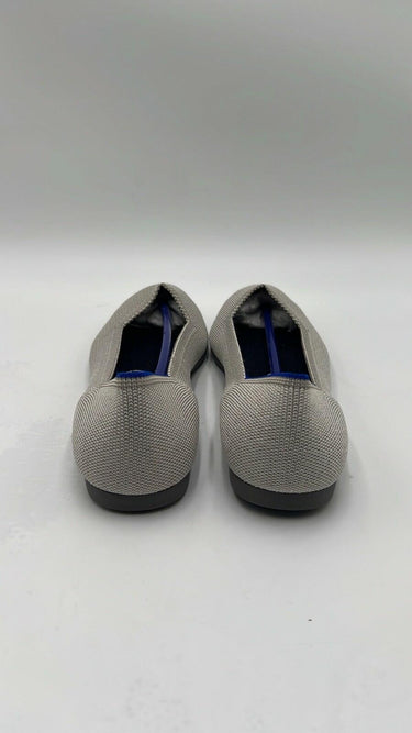 Rothy's Flax Birdeye The Point Flats Sleek Minimalist Design Light Gray Size 9 Rothy’s