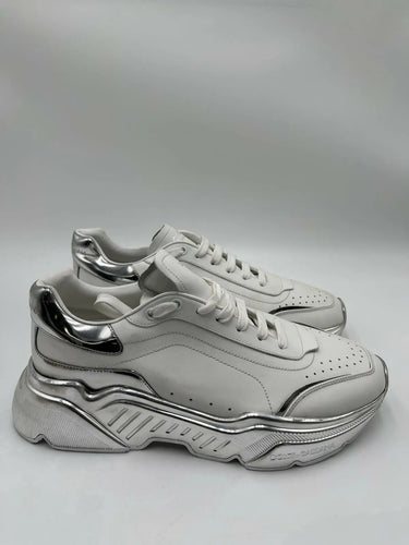 Dolce & Gabbana Daymaster sneakers in a white and silver Size 9UK Dolce&Gabbana