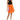 Ted Baker Amariee Cross Front Pleated Dress Knit Bodice Bright Orange (US 6) Ted Baker