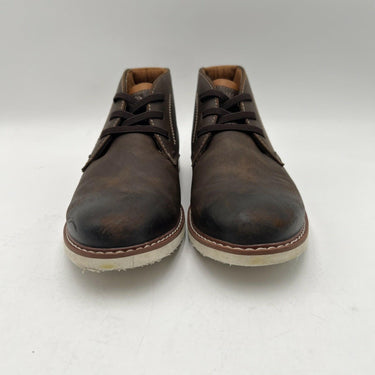 Florsheim Kids Mens Vibe Plain Toe ChukkaBrown Crazy Horse 1.5 Little Kid Medium