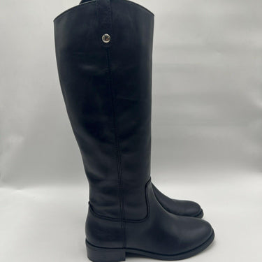 I.N.C. Women’s Black Leather Knee High Side Zip Riding Boots Size 7M INC International Concepts