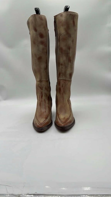 Corral Heritage Honey Zipper Point Toe leather western boot distressed Size 7 Heritage