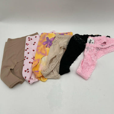 Lot Of 6 Victoria's Secret & Pink Panties & Thongs Mix Colors Size M Victoria's Secret