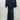 NWT Alex Evenings Navy 3D Floral Rosette Wrap Belted Evening Gown Size 10P Alex Evenings
