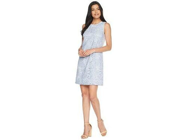 Women's Cece Lace Sheath BLUE Dress, Size 2 CeCe