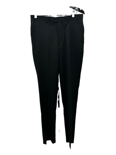 Michael Bastian classic men's black wool dress pants Clean Flat Size 36S-29W Michael Bastian