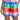 BP. Satin Shorts in Red Multi Rainbow Ombre Size 2XL BP. BE PROUD