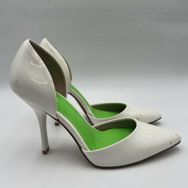 Preowned Women’s Mix No. 6 Dawnira Pump White/Green Size 8M Mix No. 6