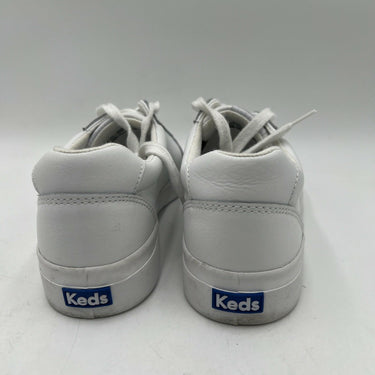 Keds Women's Pursuit Lace Up Sneakers White Leather Size 7.5W