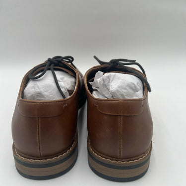 NWOB Mix No. 6 PRATTSON Brown Leather Lace Up Round Toe Oxfords Men’s Size 11.5M Mix No. 6
