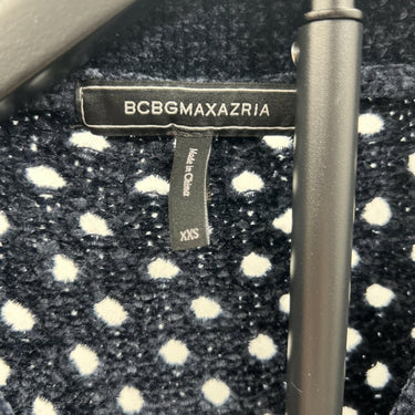 NWOT BCBGMAXAZRIA V-neckline, button-front closure open-knit cardigan Size XXS