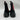 Alexander McQueen Hybrid Chelsea platform boots in black leather Size 38 Alexander McQueen