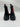Alexander McQueen Hybrid Chelsea platform boots in black leather Size 38 Alexander McQueen