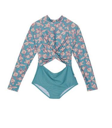 Seafolly Kids Florence Twist Front Paddlesuit (Big Kids) 8 Seafolly
