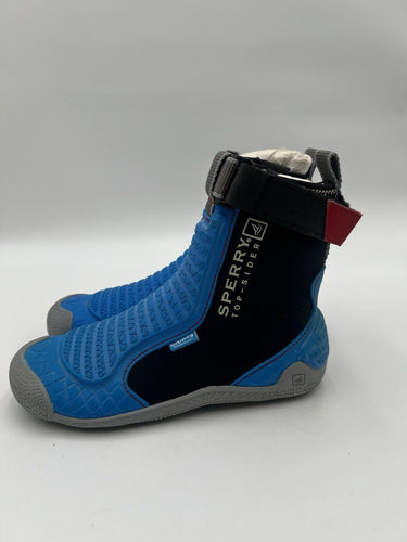 Sperry Top Sider Dinghy Sailing Boots Blue Black GRIPx3 Water Mens Size 4