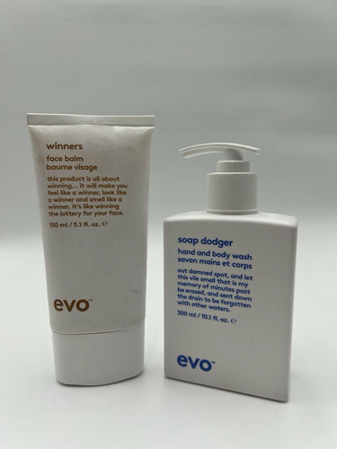 EVO Winners Face Balm 150ml + Soap Dodger Wash 300ml Men Care Duo EVO