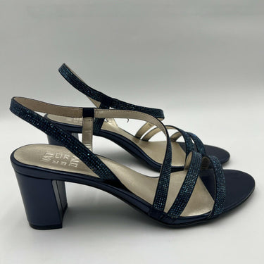 Women’s Naturalizer Vanessa2 Strappy Heeled Sandals French Navy 9.5M Naturalizer