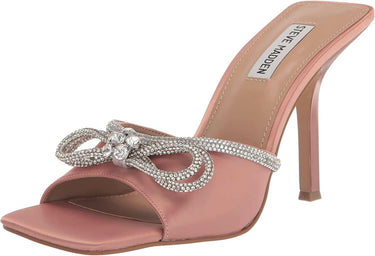 Steve Madden Women's Embellish, Blush Satin, Size 7 Steve Madden