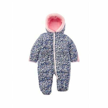Kensie girls Ditzy Print Quilted Pram 6/9M Blue Kensie