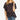 Women's Cece Petal Print Crepe Blouse, Black Size XS CeCe
