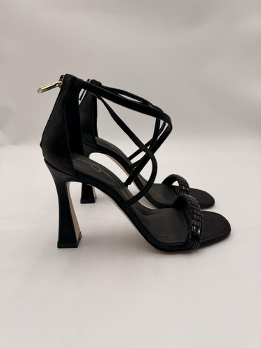Women's Jessica Simpson Arindel Sandal Black Fabric size 7M Jessica Simpson