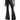 BAGATELLE.NYC Womens High-Waist Faux Leather Flared Pants Bagatelle